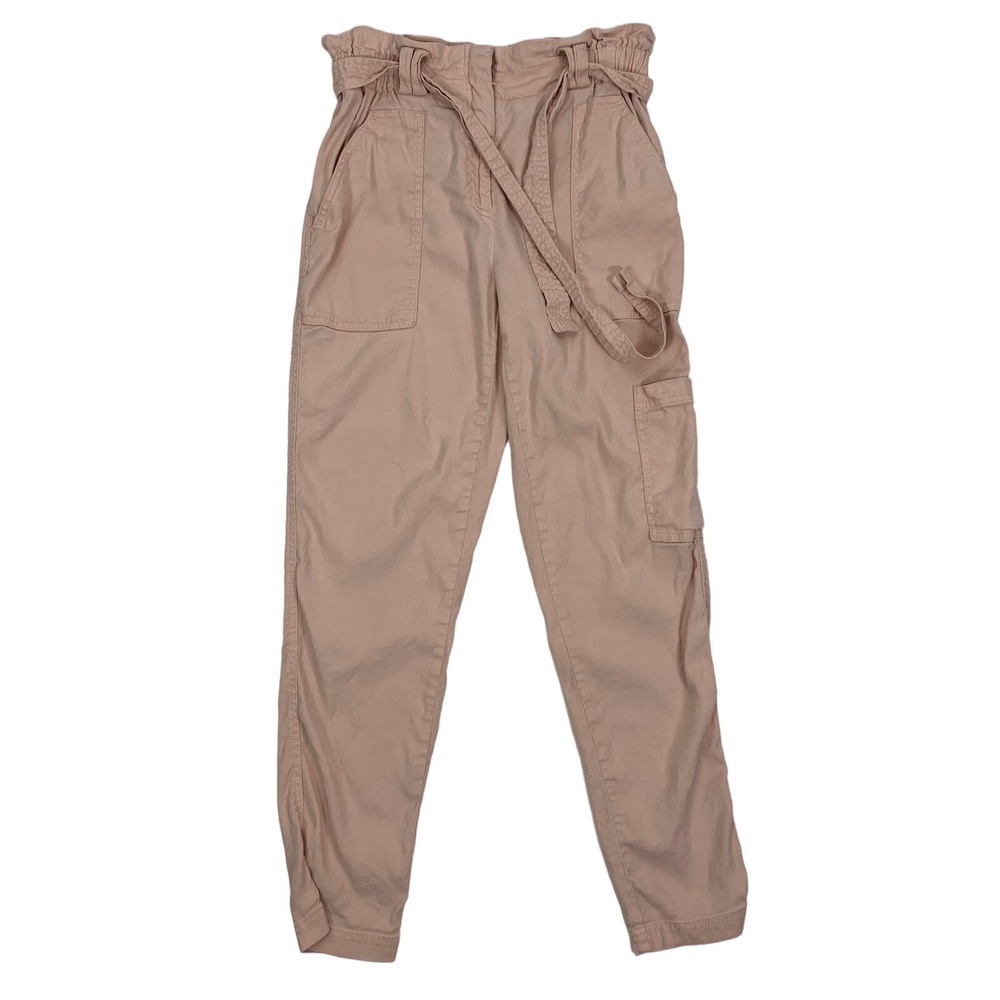 Anthropologie Elevenses Pants Small Pink Casual Workwear